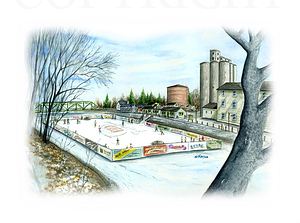 Skating on the Canal